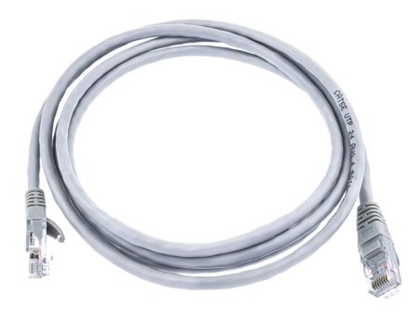 Εικόνα από Καλώδιο Δικτύου Patch Cord “CCA” UTP RJ45 CAT5e 3m (Γκρι)