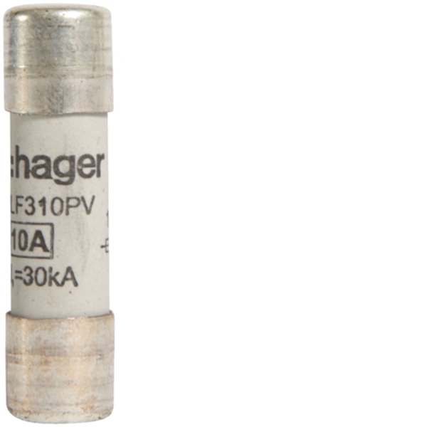 Εικόνα από Φυσίγγι 10X38mm 900V DC 10A Hager LF310PV