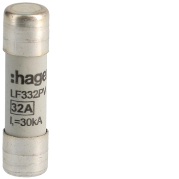 Εικόνα της Φυσίγγι 10X38mm 600V DC 32A Hager LF332PV