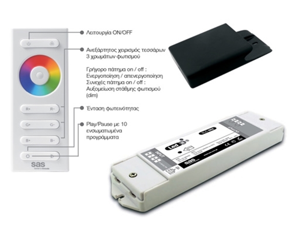 Εικόνα από Led it - SLC-005 Σετ χειρισμού RGB