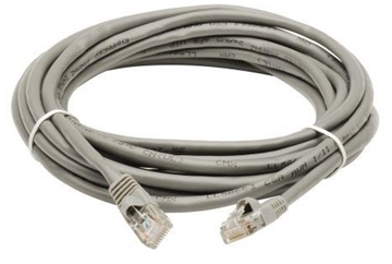 Εικόνα της Καλώδιο Δικτύου Patch Cord “ΧΑΛΚΟΥ” UTP RJ45 CAT5e 15m (Γκρι)