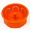 Εικόνα από Κουτι Διακλαδώσεων Στρογγυλό με καπάκι Φ72x30 Πορτοκαλί 08-21001-001 Courbi