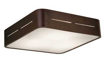 Εικόνα της Φωτιστικό Πλαφονιέρα Wenge 380X380 3X52W E27 Terry Viokef