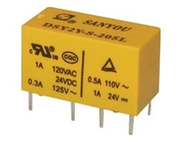 Εικόνα της Relay Subminiature 2P 12V Dc 1A Dsy2Y San