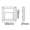 Εικόνα από Επιτοιχο Φωτ.16Led Ip65 1W 6000K Γκρι Vk/02022/G/D VK Lighting 75169-249997