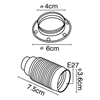 Εικόνα από ΝΤΟΥΙ ΜΕΤΑΛ Ε27+ΔΑΧΤ ΝΙ ΕΙΣ VK/1031F/R/C VK Lighting 31118-012639