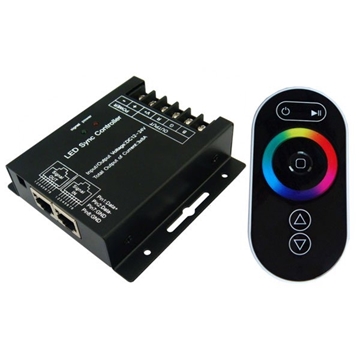 Εικόνα της CONTROLLER RGB ΑΦΗΣ 18Α ΓΙΑ ΤΑΙΝΙΑ LED RGB 12/24V LUCAS RGBCONTXL