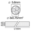 Εικόνα από ΚΑΛ.X45033-R30254-R30255 ΣΤΡΟΓ.ΔΙΑΦ H03VV-F/TR/75 3X075 FROR