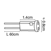 Εικόνα από Nτουί G4 A70/60cm Μαύρο 600mm x 8mm II TRANS.EA