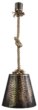 Εικόνα της Κρεμαστό Μονόφωτο Φωτιστικό Με Σχοινί Fun-03 Rope Ut-Bronze 1/Φ Conos 31-0061 Heronia