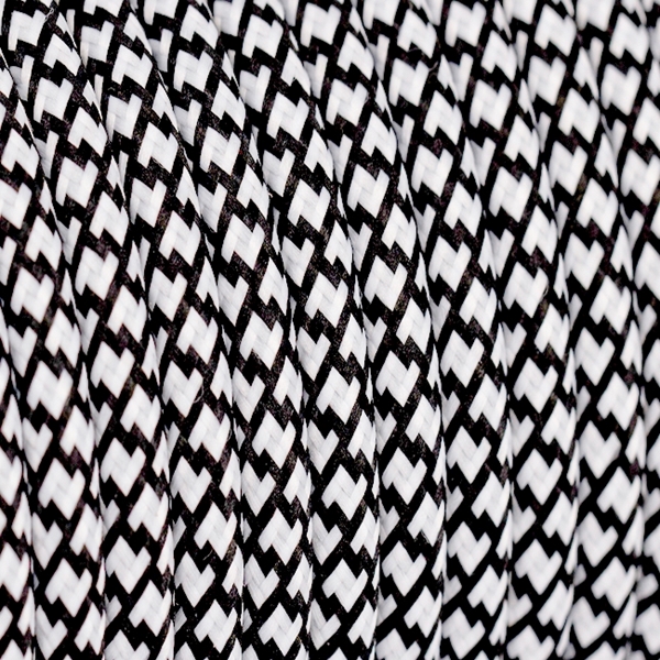 Εικόνα από Καλώδιο Υφασμάτινο 2Χ0.75mm² Τετράγωνο Ziγk-Zαγk Λ-Μ Στρογγυλό