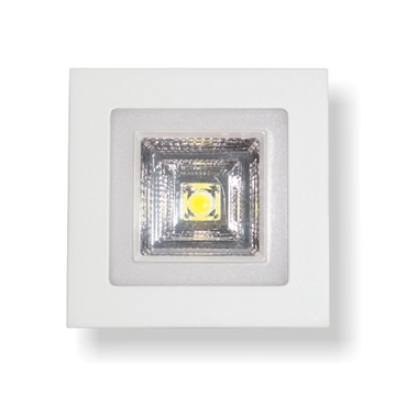 Εικόνα της ΧΩΝΕΥΤΟ LED ΤΕΤΡΑΓΩΝΟ  6  WATT SMD -COB  ΛΕΥΚΟ