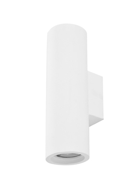 Εικόνα της White Gypsum Otello GU10 2x35 Watt IP20 Bulb Excluded D 7 W 10 H 25 cm κύλινδρος