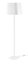 Εικόνα από Floor Lamp White Metal  White Fabric Lampshade E27 1x40W L,5 H