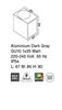 Εικόνα από Dark Gray Aluminium  Glass Diffuser GU10 1x35 Watt L 6.7 W 8 H 8 cm IP54
