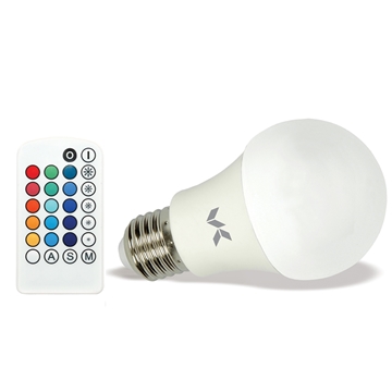 Εικόνα της Λαμπα Led Κοινη 4W E27 Rgb 230O Rem.Ctrl Vk/05055/E/Rgb VK Led 03045-019742