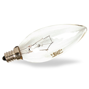 Εικόνα της Λάμπα Κερί 40W Ε14 12V Διάφανη 0201103 Leuci VK Led 01002-033138