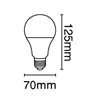 Εικόνα από Λαμπα Led A60 10W E27 6500K 900Lm DL 12-24-42VDC Vk/05062/D VK Led 03045-274126