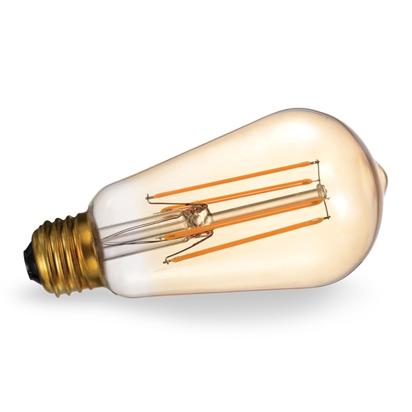 Εικόνα από Λαμπα Led Fil.Dim Retro Amber E27 7W 2200K Vk/05126/D/E/A/W VK Led 03045-225664