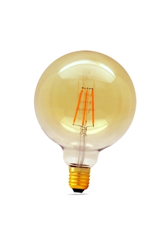 Εικόνα της Λάμπα led γλόμπος G95 8w Ε27 filament διάφανη 2700K Lambario