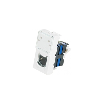 Εικόνα της MOSAIC ΠΡΙΖΑ RJ45 FTP CAT6 1ΣΤOIXEIOY ΛΕΥΚΗ