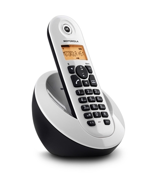 Εικόνα της Motorola C601W Λευκό (Ελληνικό Μενού) Ασύρματο τηλέφωνο με ανοιχτή ακρόαση
