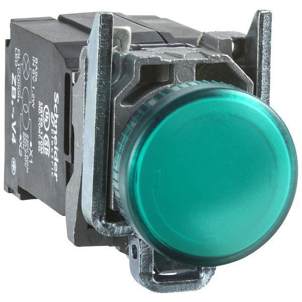 Εικόνα από Harmony XB4 πλήρης ενδεικτική λυχνία O22 24V με ενσωματωμένο LED - Πράσινο