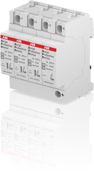 Εικόνα από Αντικεραυνικό 3+1P Iimp=2kA Imax=20kA 1,4kV Ovr T2-T3 3N ABB 80886