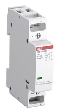 Εικόνα της Ρελέ ισχύος Ράγας 16A 230VAC/DC 2NO Esb16-20N ABB 83089