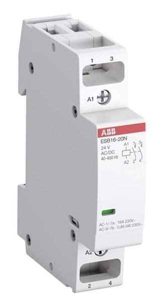 Εικόνα από Ρελέ ισχύος Ράγας 16A 230VAC/DC 2NO Esb16-20N ABB 83089