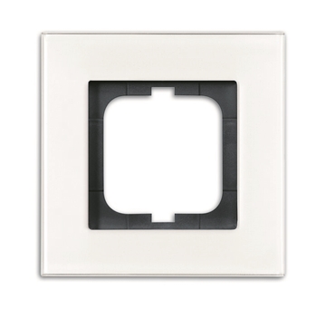 Εικόνα της 1721-811 Πλαίσιο 1Θ Λευκό Γυαλί Carat ABB 49783