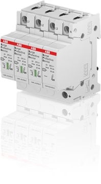 Εικόνα της Αντικεραυνικό 3+1PIimp=2kA Imax=40kA1,5kV Ovr T2 3N  ABB 80871