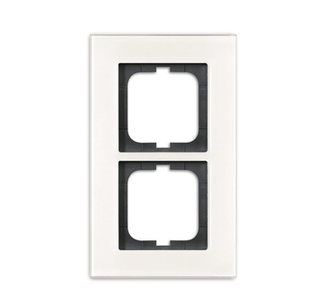 Εικόνα της 1722-811 Πλαίσιο 2Θ Λευκό Γυαλί Carat ABB 49784