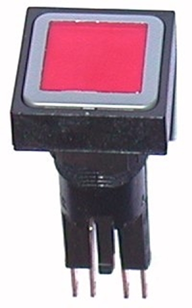 Εικόνα από Ενεργοποιητής με φωτιζόμενο κουμπί, κόκκινο, συντηρημένος, + λαμ