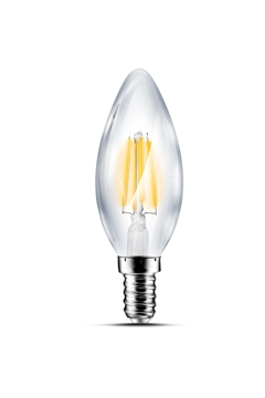 Εικόνα της Λάμπα led filament διάφανο κερί 4w E14 3000K LA36-00410 Lambario