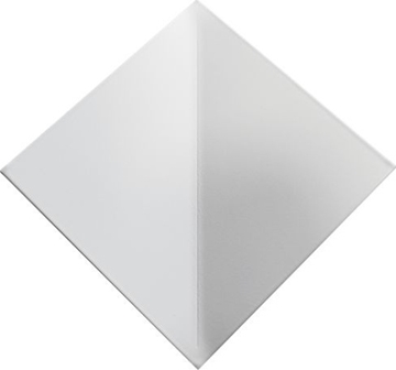 Εικόνα της Απλίκα Τοίχου Αλουμινίου Τετράγωνη 3000K 6W Λευκή