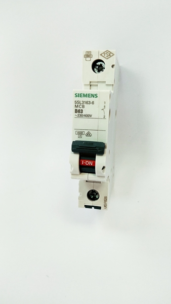 Εικόνα από Μικροαυτόματη ασφάλεια 4,5ΚΑ 63A 1P B Siemens