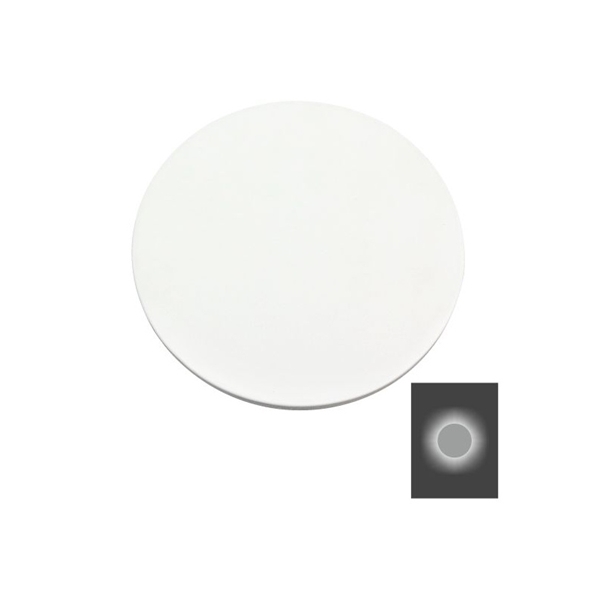 Εικόνα από Απλίκα Τοίχου Στρογγυλή LED 8W 3000K Λευκή
