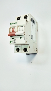 Εικόνα της Μικροαυτόματη ασφάλεια 1P+N 1 module,καμπύλη C 4,5ΚΑ,32A PLZ4-C32/1N-MW moeller