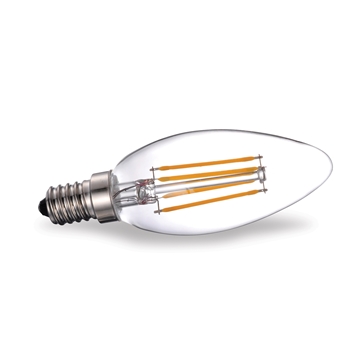 Εικόνα της Λαμπα Led Filament Κερι Cl E14 4.3W 6500K Vk/05104/Ei/Cl/D VK Led 03045-172664