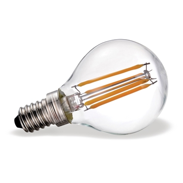 Εικόνα της Λαμπα Led Filament Σφαιρα Cl E14 3.5W 2700K Vk/05105/Ei/Cl/W VK Led 03045-175664