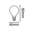 Εικόνα από Λάμπα Led Filament Σφαιρική Μάτ E14 3.5W 2700K Vk/05105/Ei/Mk/W VK Led 03045-177664