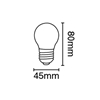 Εικόνα από Λαμπα Led Filament Σφαιρα Ματ E27 3.5W 2700K Vk/05106/E/Mk/W VK Led 03045-181664