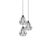 Εικόνα από Φωτιστικό 3Φ SE148-19-3 MILA PENDANT LAMP BLACK METAL 77-4347