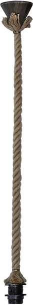 Εικόνα από Ανάρτηση Για Κρεμαστό Μονόφωτο Φωτιστικό Ε/27 Rope Ring Ut-Brοnze Φ18 31-0954 Heronia