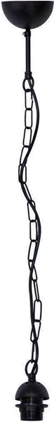 Εικόνα από Ανάρτηση Για Κρεμαστό Μονόφωτο Φωτιστικό E27 Chain 1/L Black 34-0050 Heronia