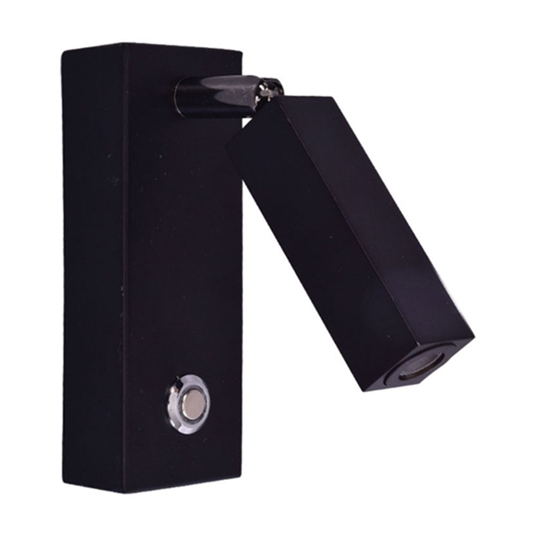 Εικόνα από Φωτιστικό Απλίκα Τοίχου SE 128-1AB Dave Wall Lamp Black Mat 77-3520 Home Lighting