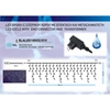 Εικόνα από 100L LED  Χριστουγεννιάτικα Λαμπάκια Ασύμμετρα Κουρτίνα με Διάφανο Καλώδιο Εξωτερικού Χώρου 180cm x 60cm XLALED100ICC/31V EPAM