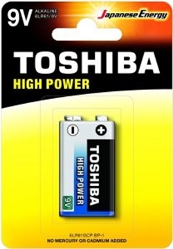 Εικόνα της ΜΠΑΤΑΡΙΑ 9V HIGH POWER 6LR61GCP BP-1 TOSHIBA