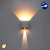 Εικόνα από LED Φωτιστικό Τοίχου Αρχιτεκτονικού Φωτισμού Λευκό Up Down με Ρυθμιζόμενες Μοίρες Φωτισμού 10-100° Θερμό Λευκό IP65 GloboStar 96